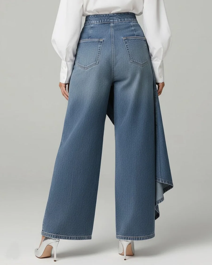 Audrey | Pantalon en denim croisé
