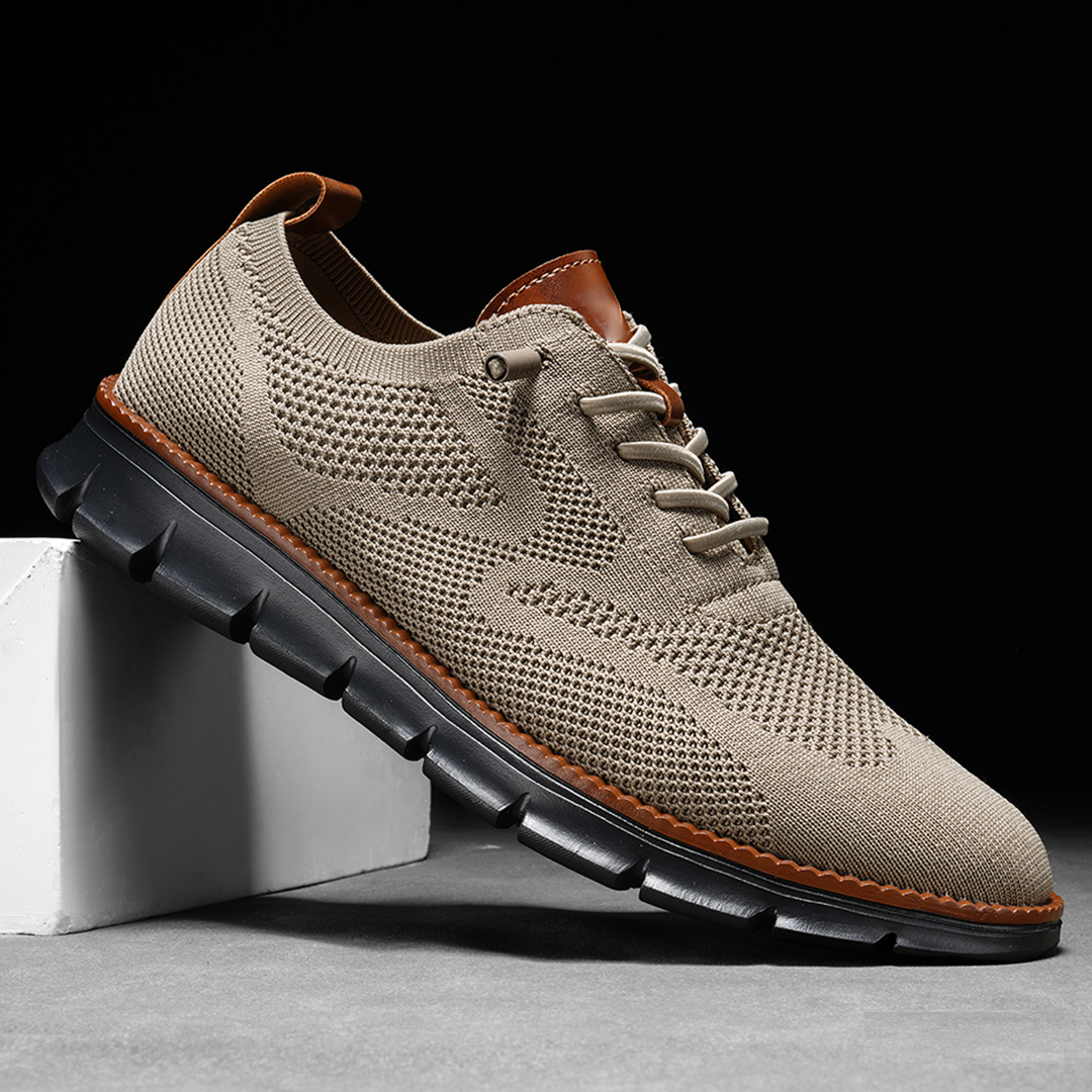 Fabrizio | Men's Mesh Knit Oxford Sneakers