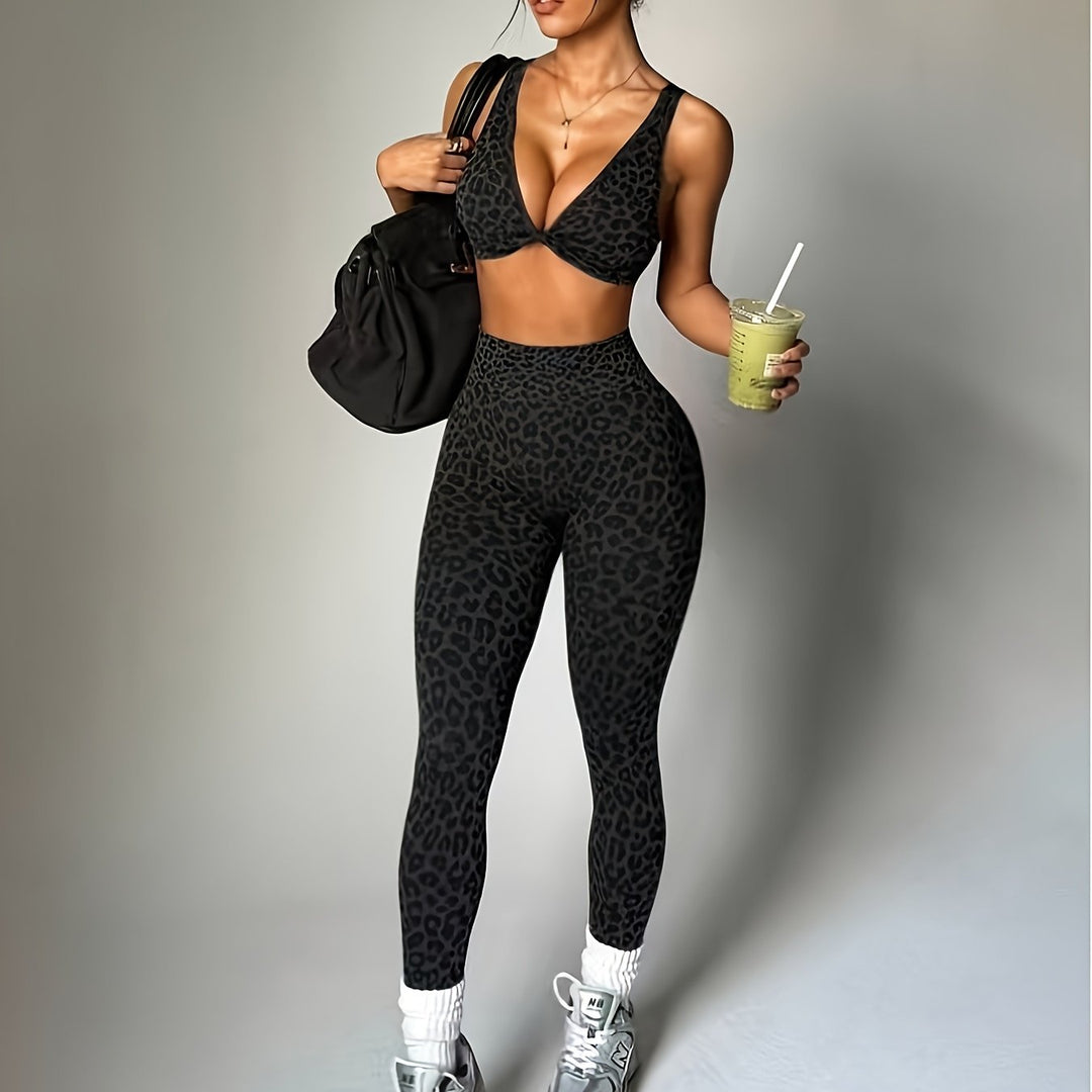 Lize | Yoga Top en High-Waist Stretch Yoga Leggings