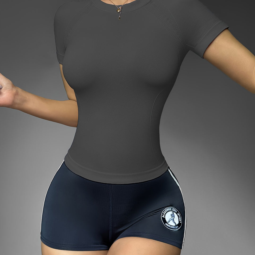Beau | Rekbaar Ademend Atletisch T-shirt