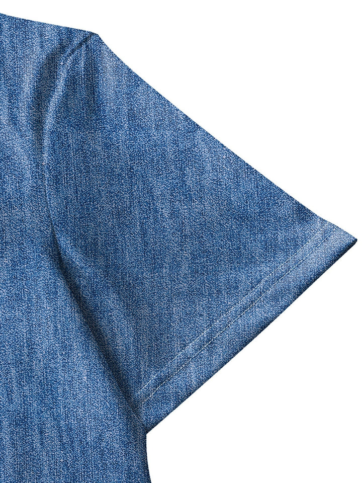 Helen | Robe en denim rétro soignée