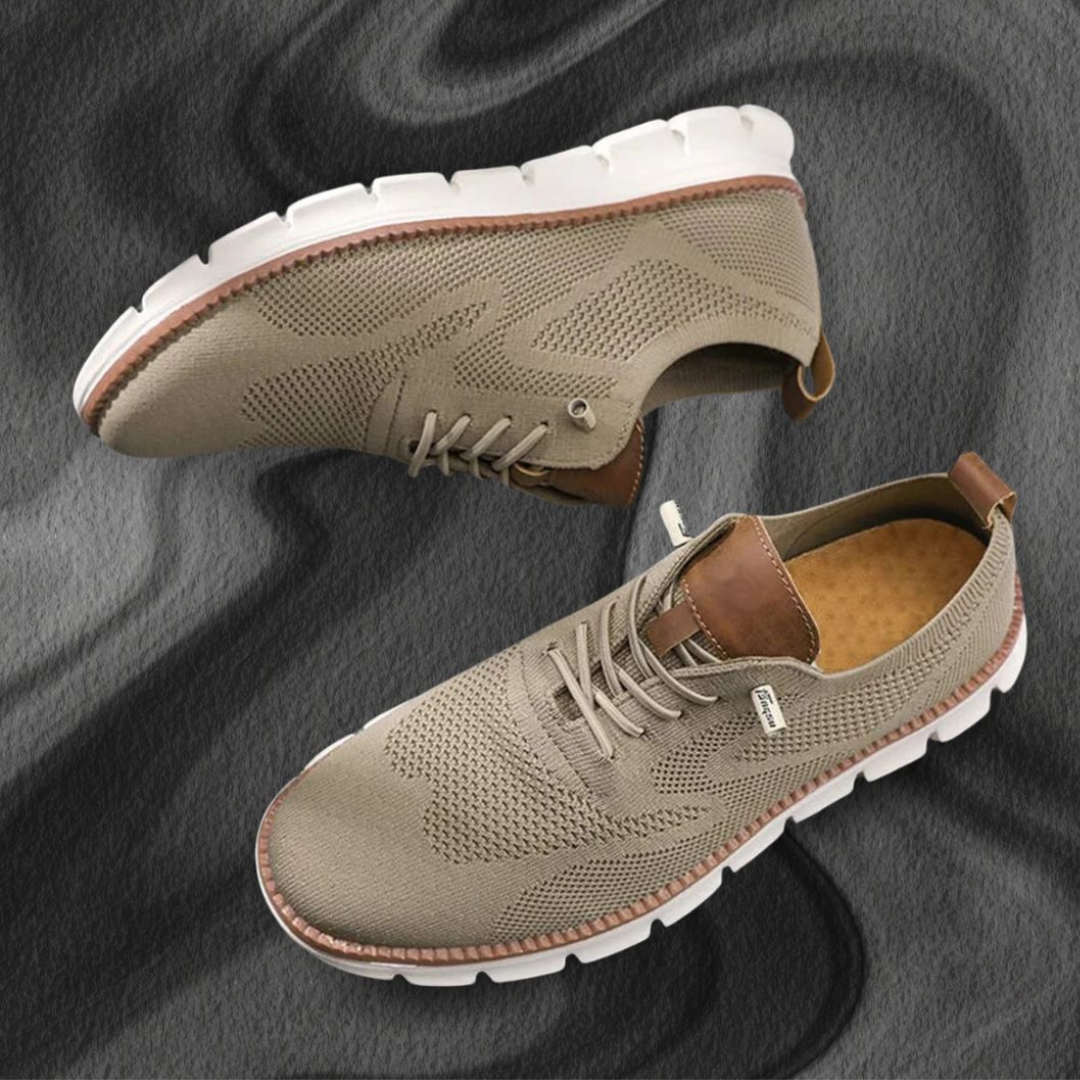 Fabrizio | Men's Mesh Knit Oxford Sneakers