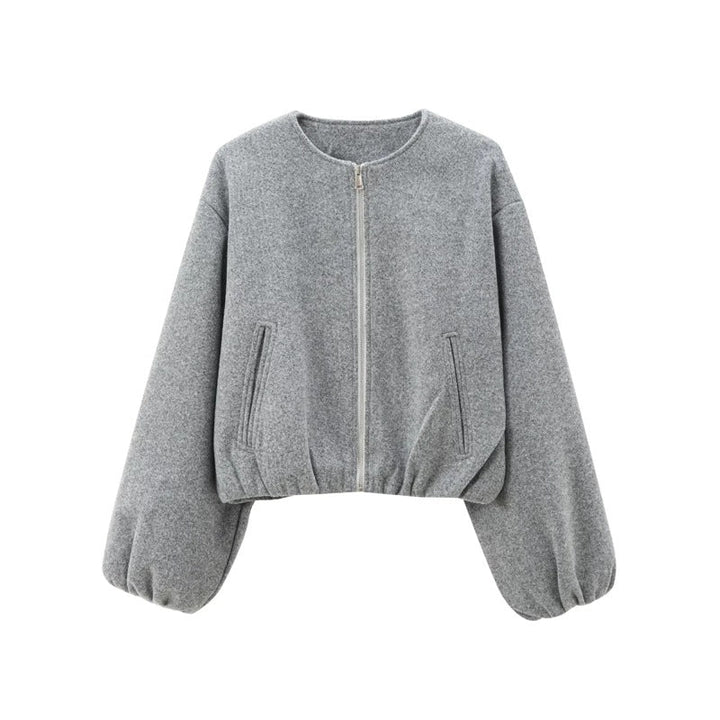 ARMINDA™ – Casual Balloon Sleeve Jacket