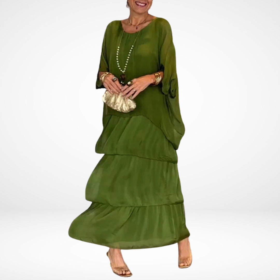 Hylda™ Artistic Maxi Robe - Flowy Design