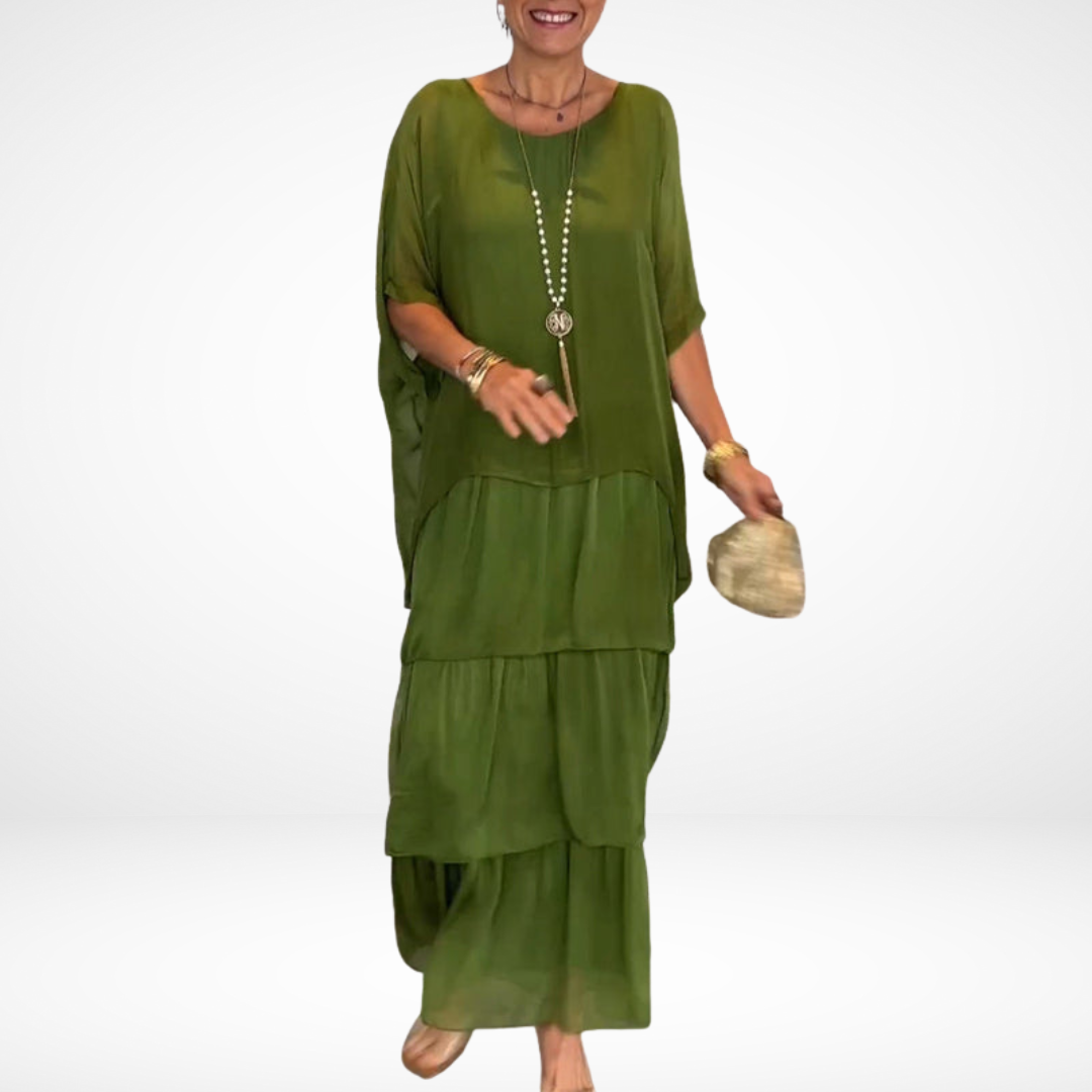 Hylda™ Artistic Maxi Robe - Flowy Design