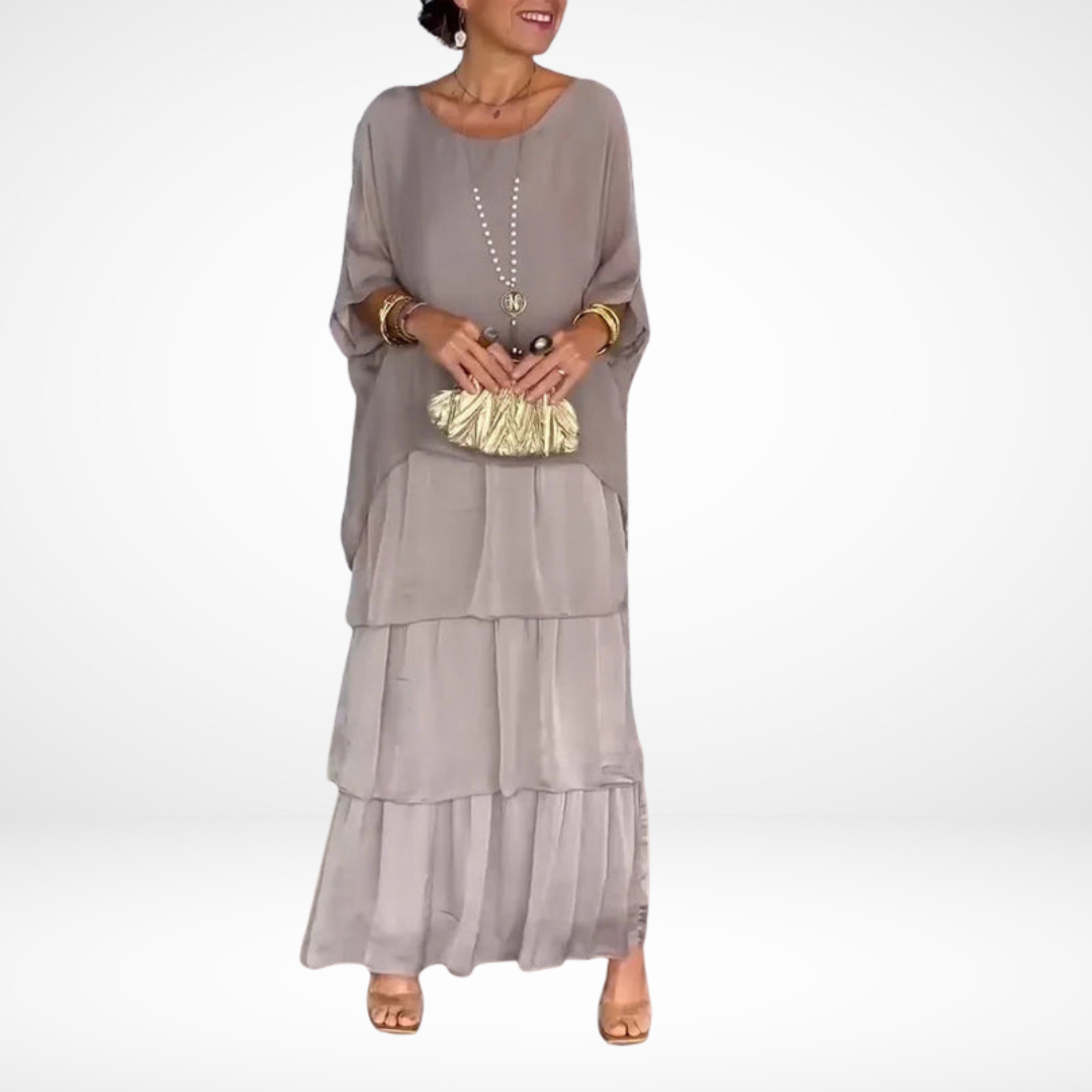 Hylda™ Artistic Maxi Robe - Flowy Design