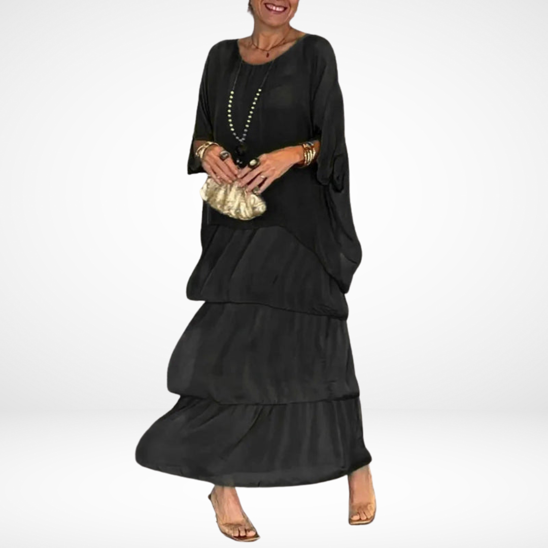 Hylda™ Artistic Maxi Robe - Flowy Design