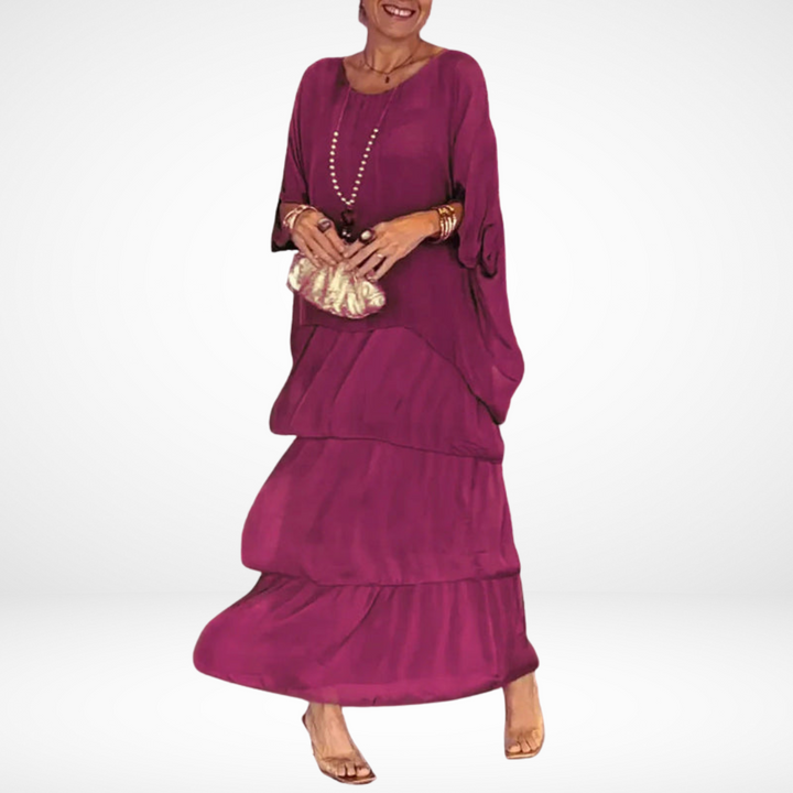 Hylda™ Artistic Maxi Robe - Flowy Design