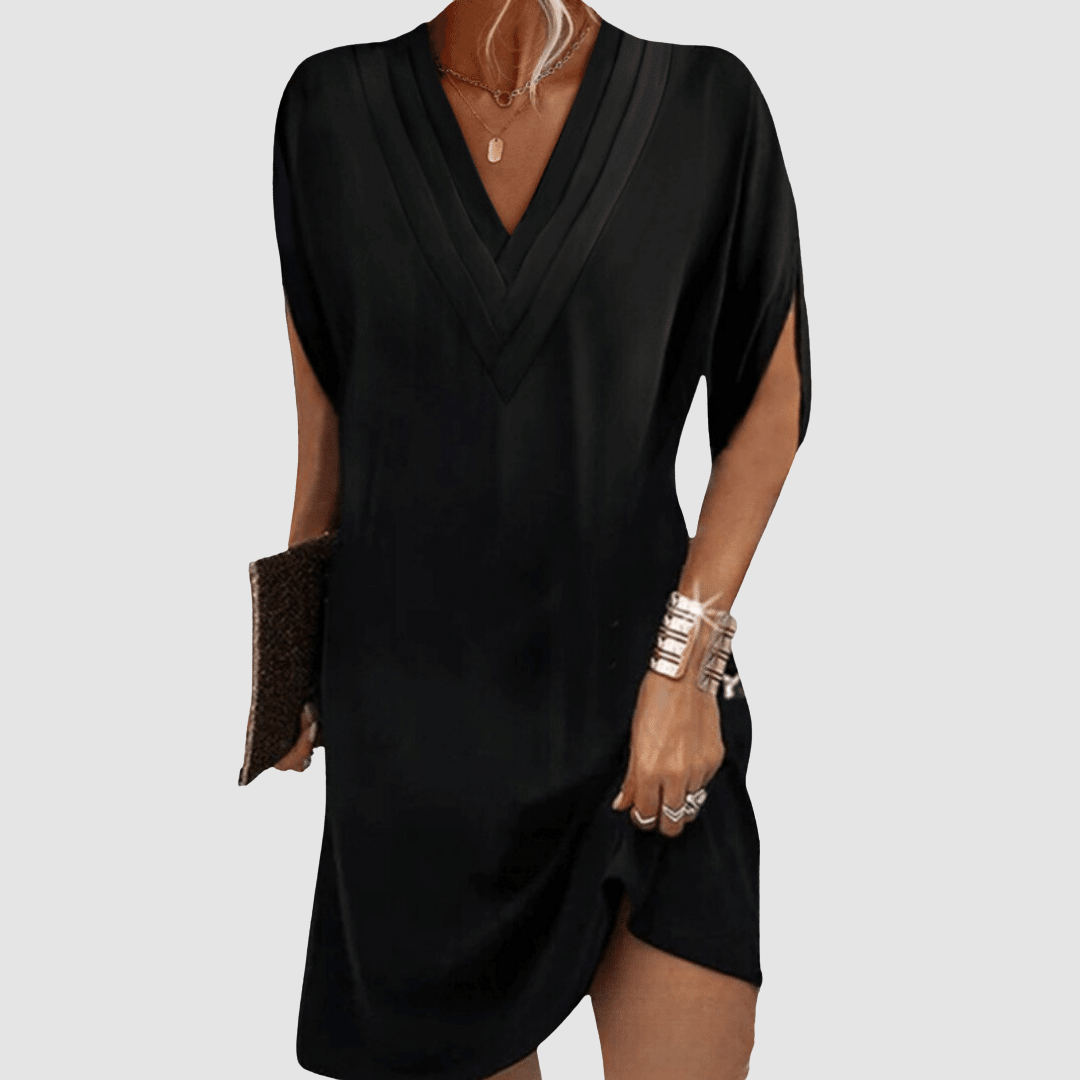 Robe Chic à Manches Mi-Longues Alysa™