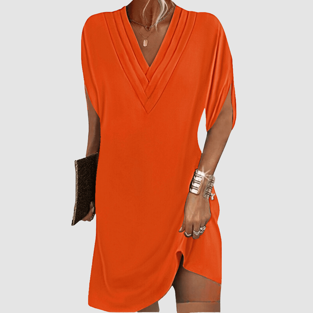 Robe Chic à Manches Mi-Longues Alysa™