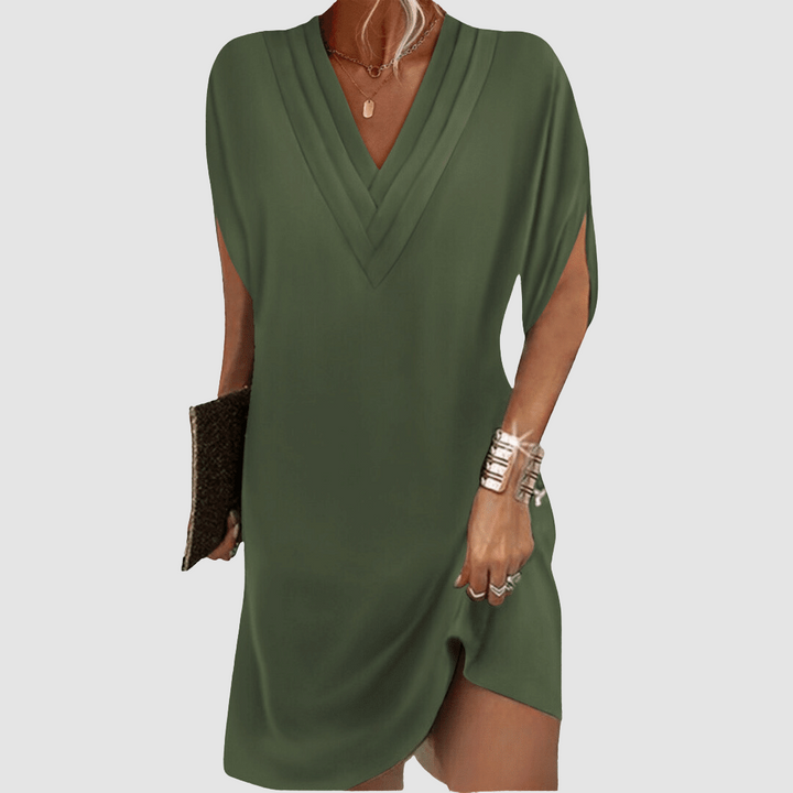 Robe Chic à Manches Mi-Longues Alysa™