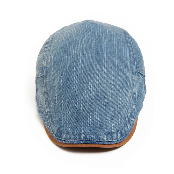 Thijs™ | Premium Denim Flat Cap