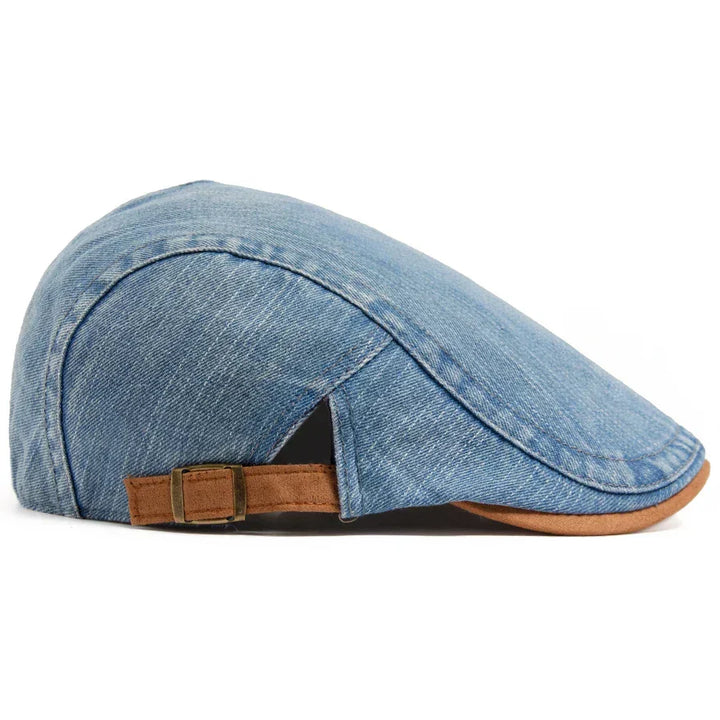 Thijs™ | Premium Denim Flat Cap