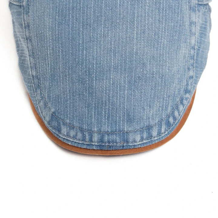 Thijs™ | Premium Denim Flat Cap
