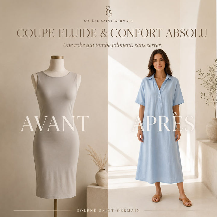 Harleen – Robe-chemise décontractée