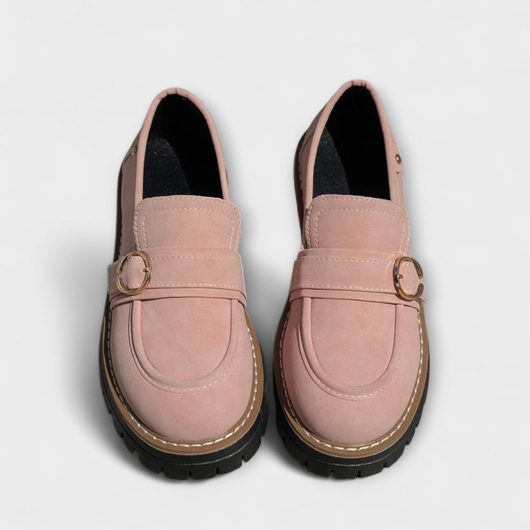 Lora™ | Mocassini Casual a Punta Tonda