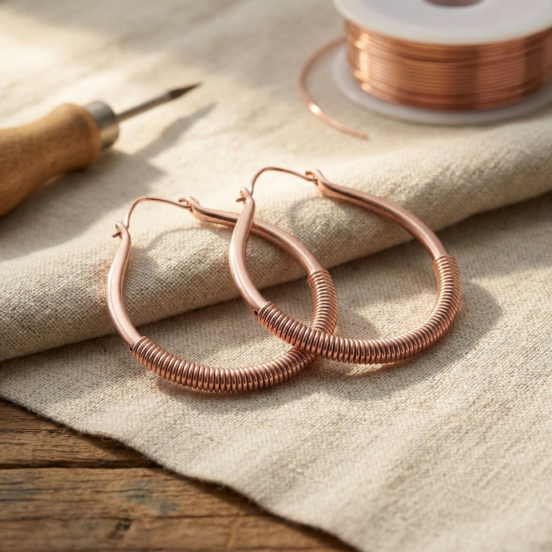 Noosa Lane Creek Copper Earrings