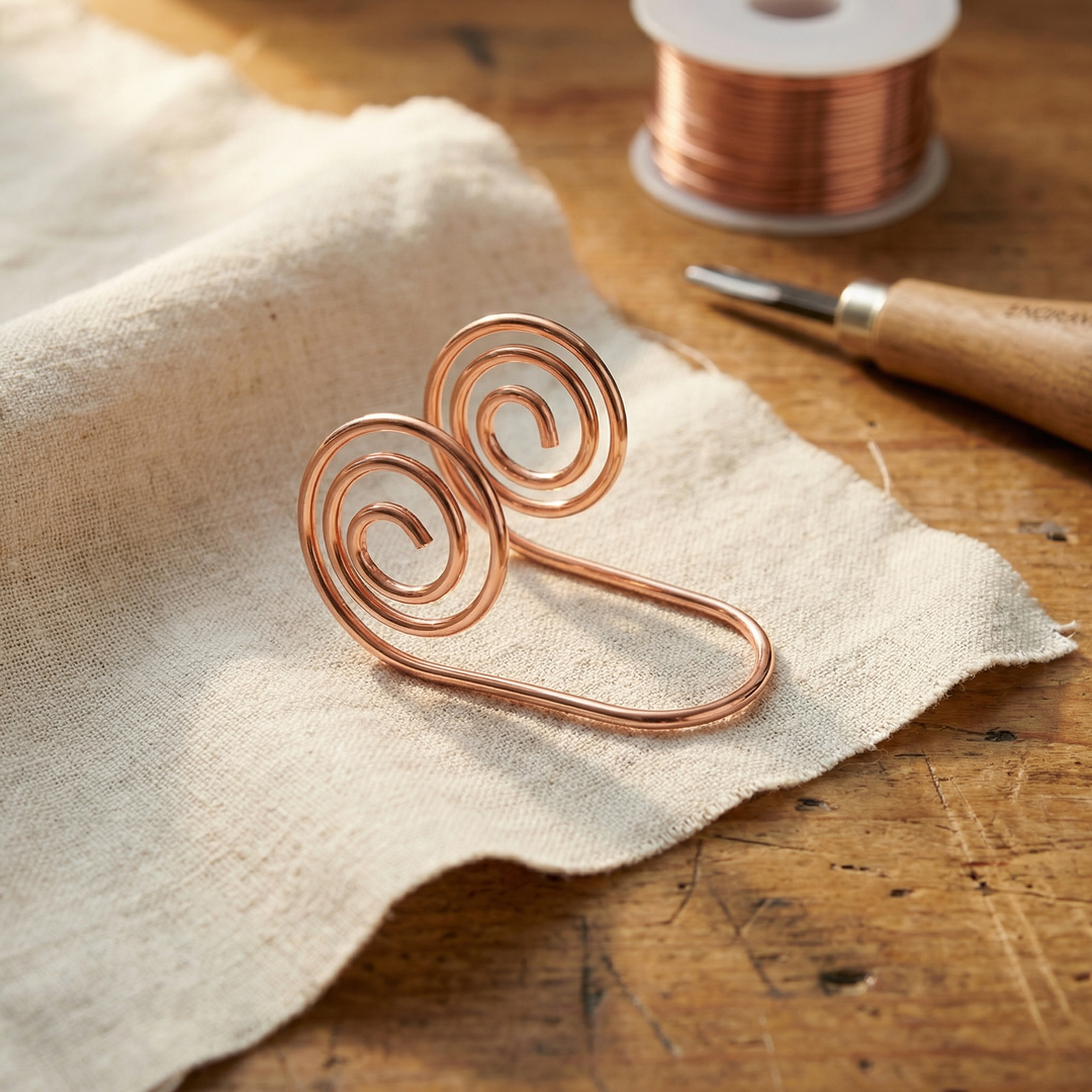 Noosa Lane Flow Copper Hand Spiral