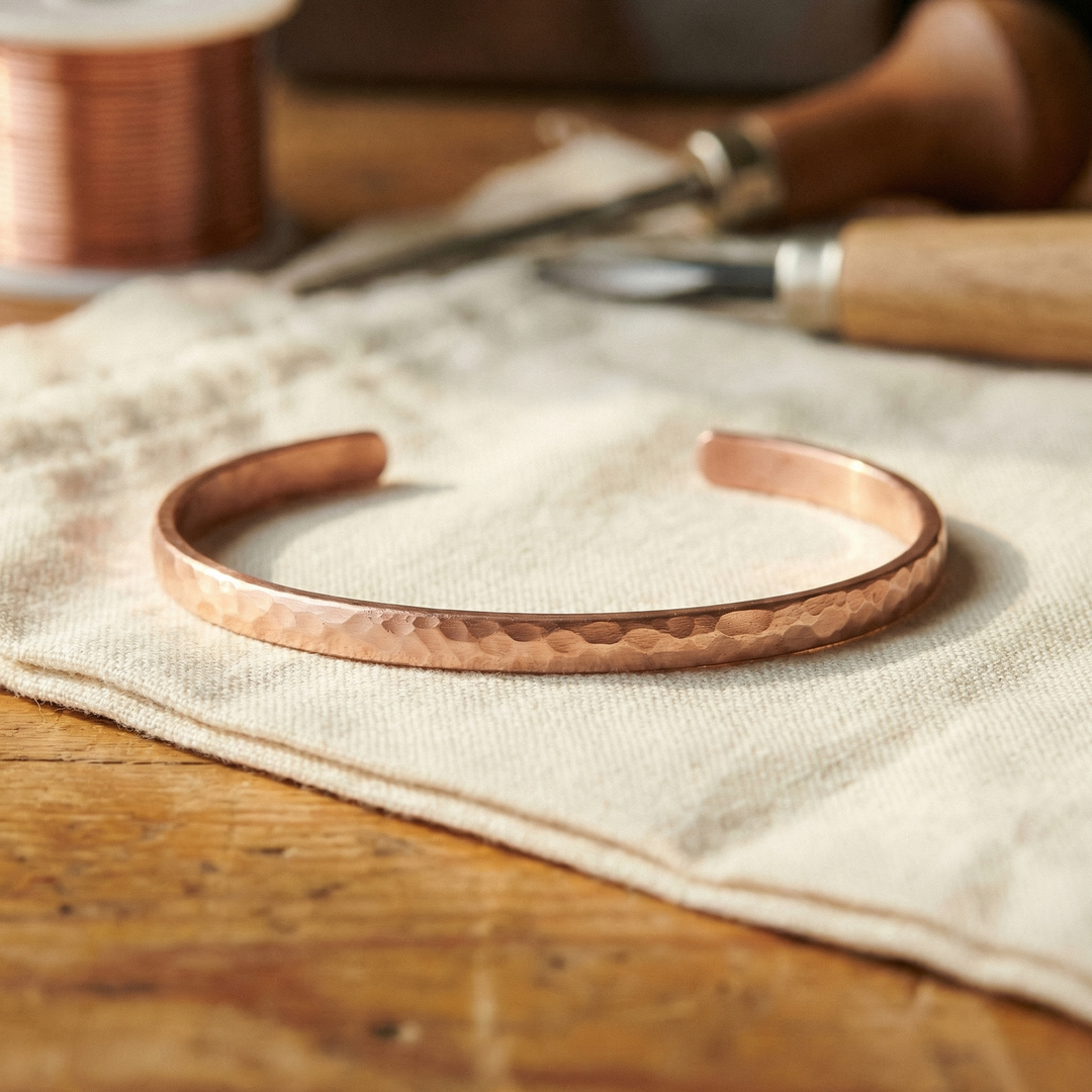 Noosa Lane Sand Copper Anklet