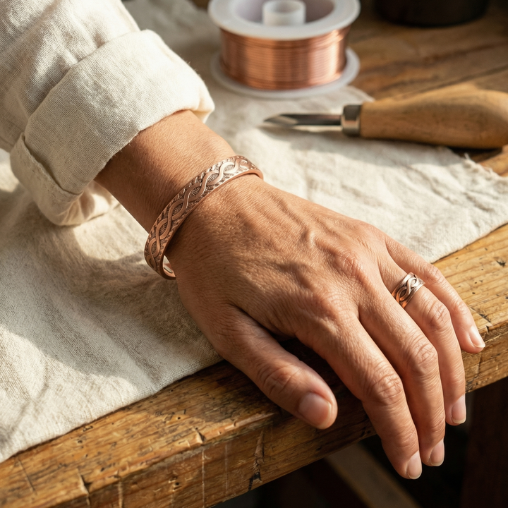Noosa Lane Knot Copper Set