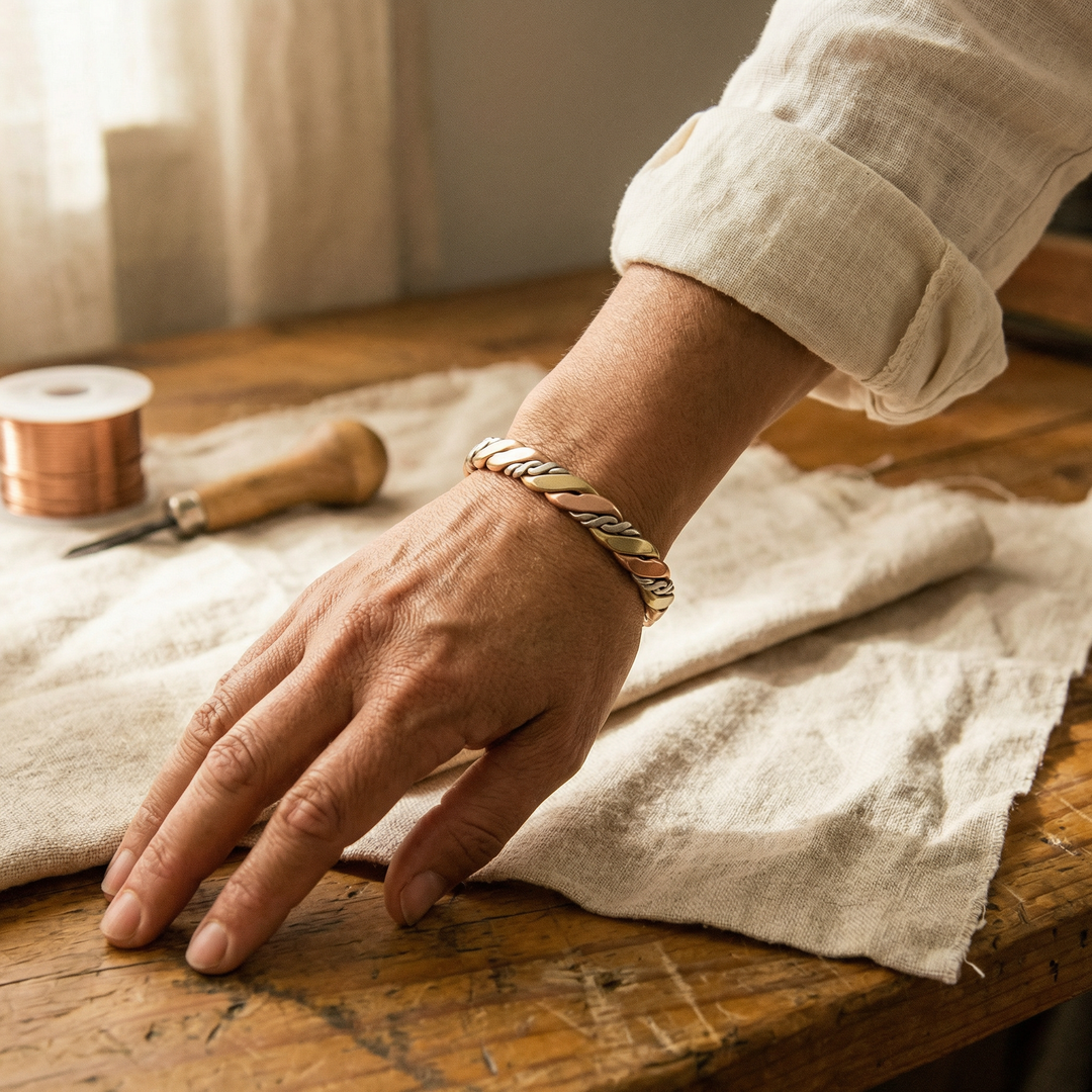 Noosa Lane Stone Copper Bracelet