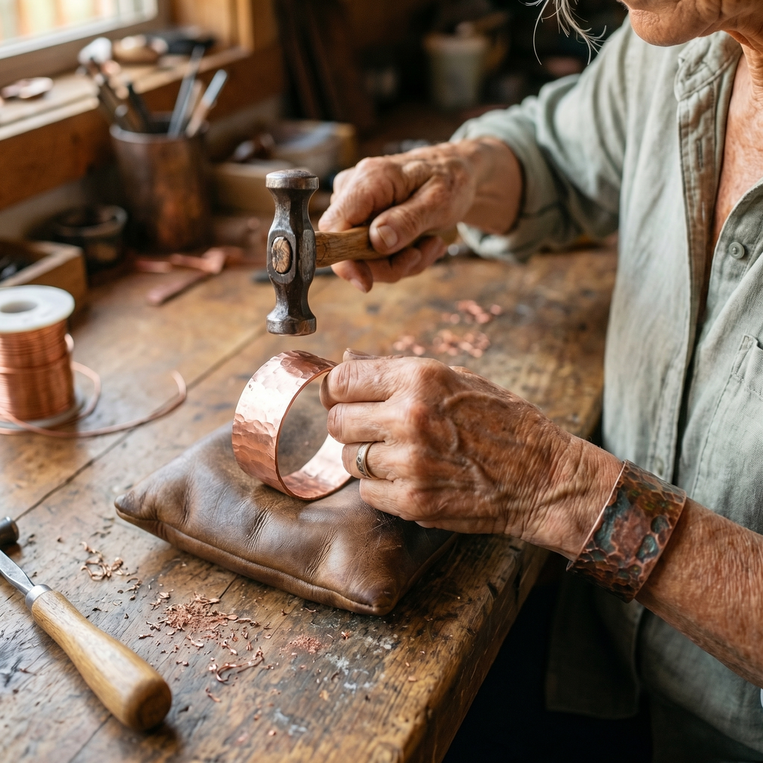 Noosa Lane Anvil Copper Bracelet