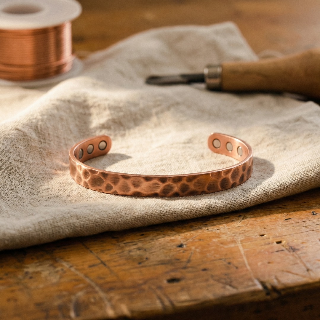 Noosa Lane Furrow Copper Bracelet