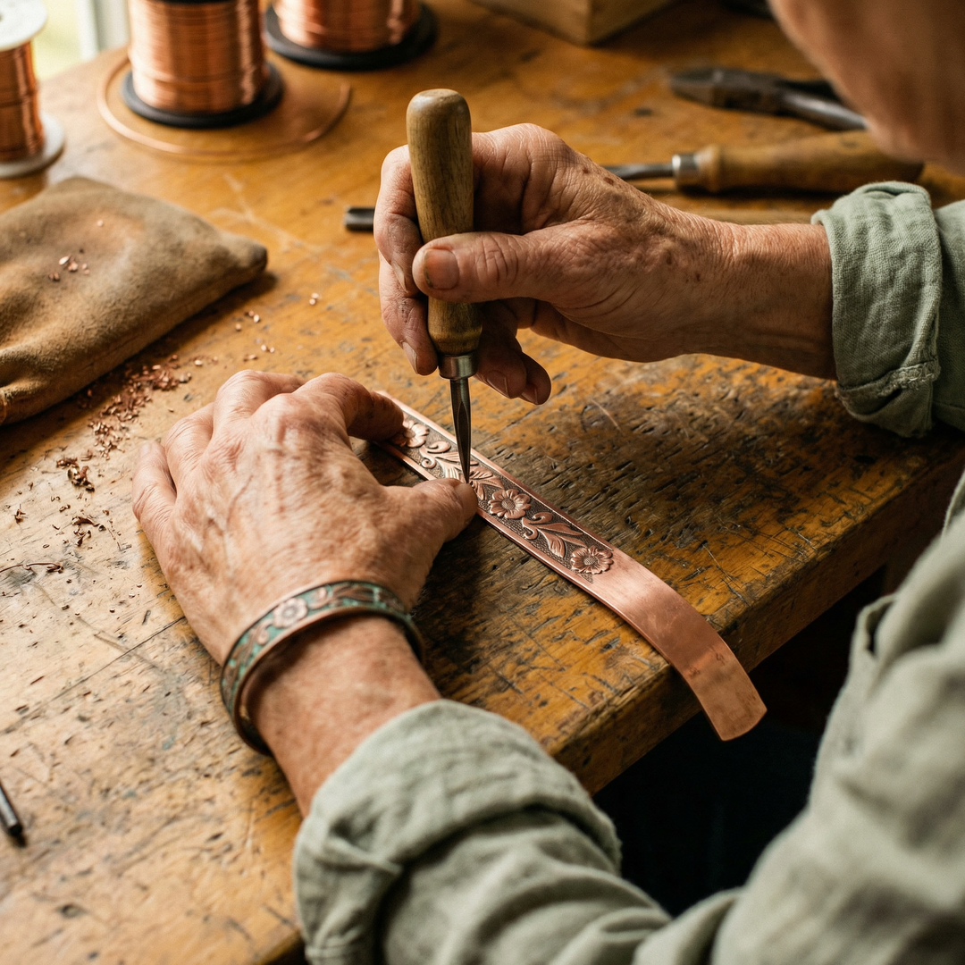 Noosa Lane Vine Copper Bracelet