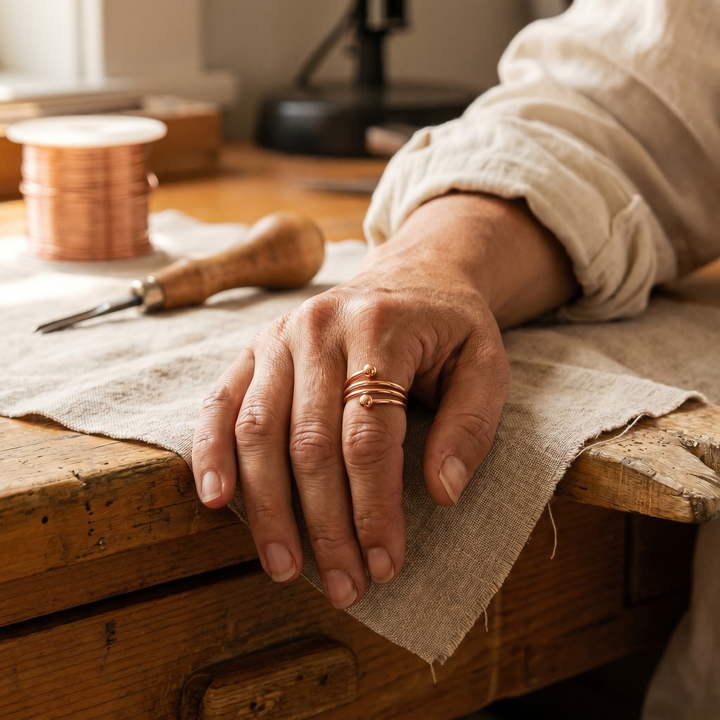 Noosa Lane Silt Copper Ring