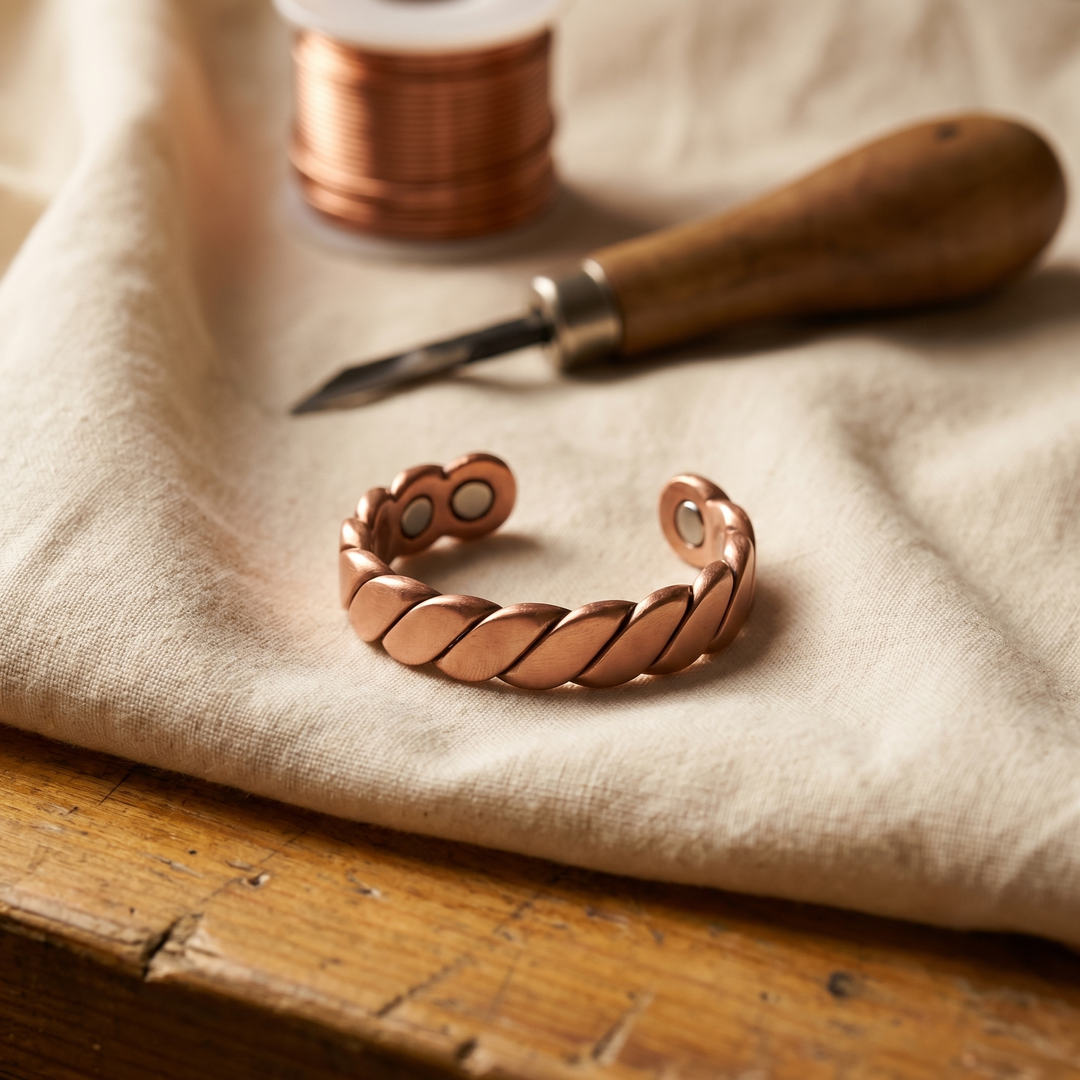 Noosa Lane Knap Copper Ring