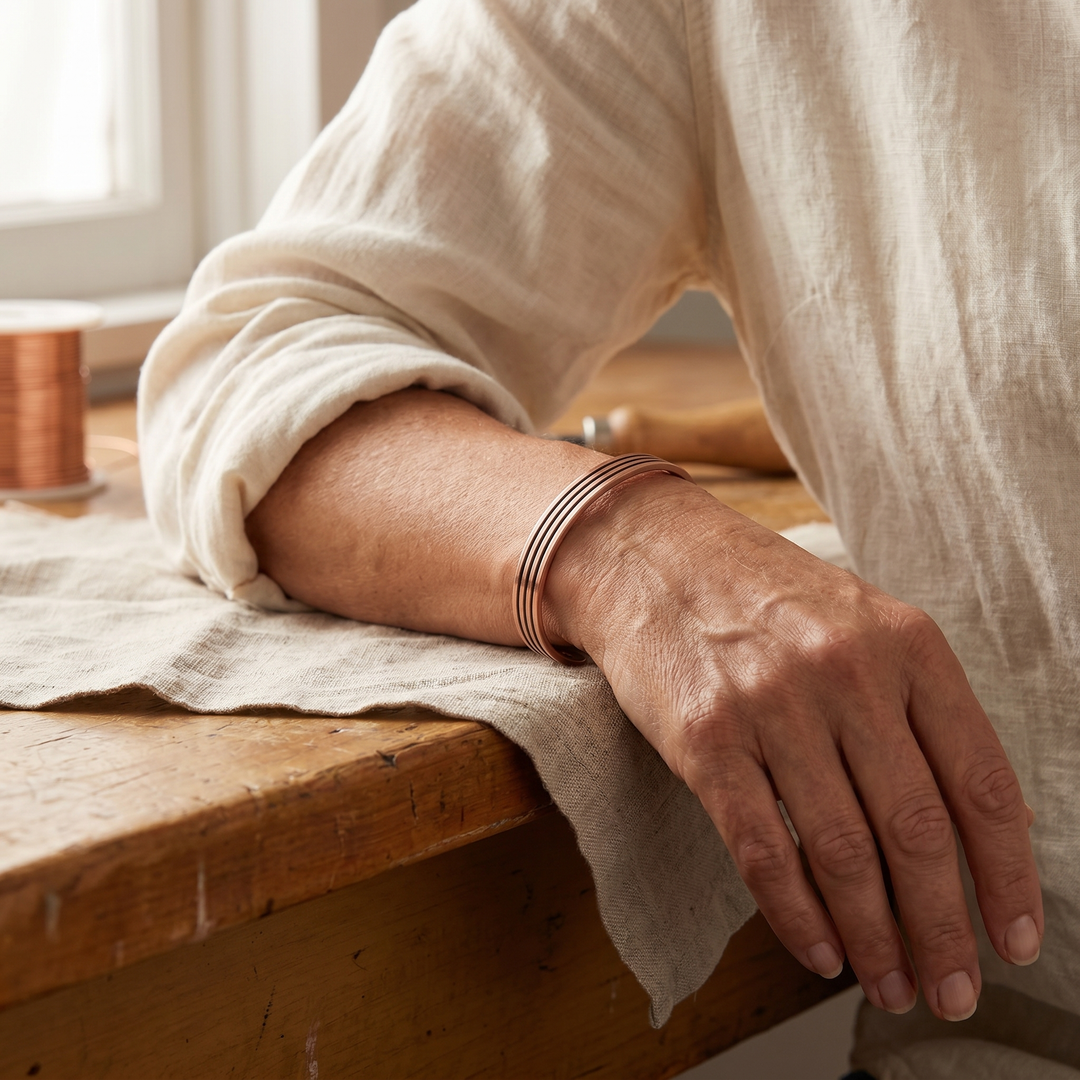Noosa Lane Sage Copper Bracelet