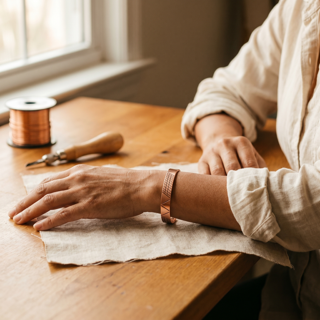 Noosa Lane Crest Copper Bracelet