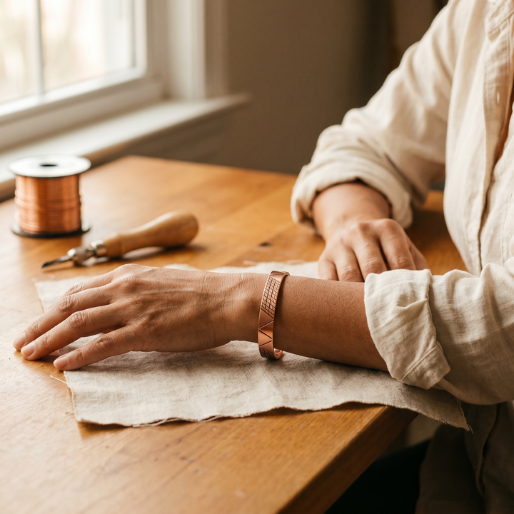 Noosa Lane Crest Copper Bracelet