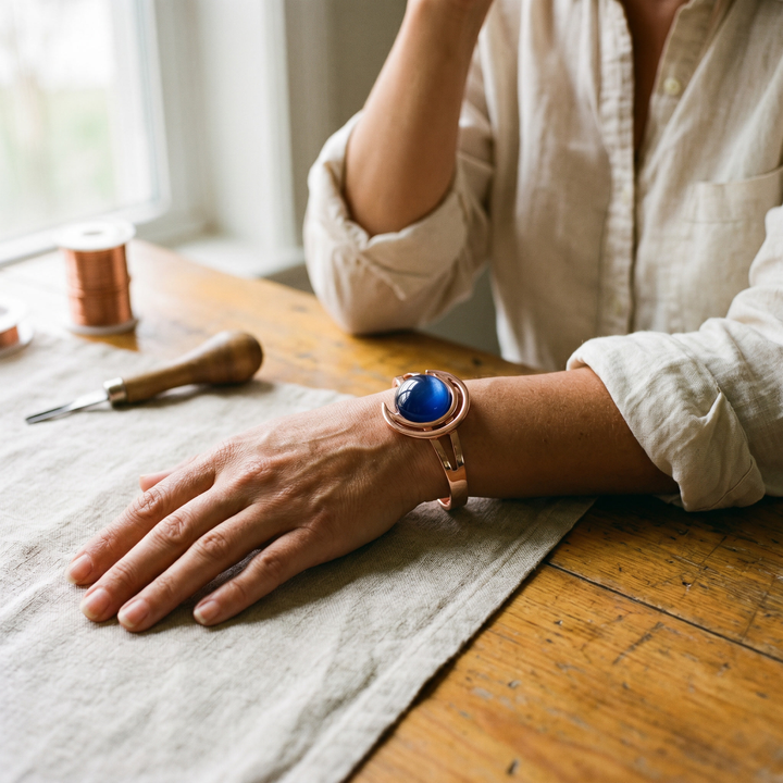 Noosa Lane Sphere Copper Bracelet