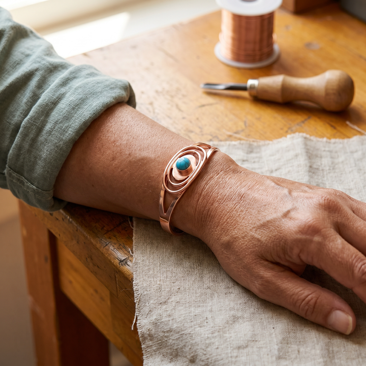 Noosa Lane Sedge Copper Bracelet