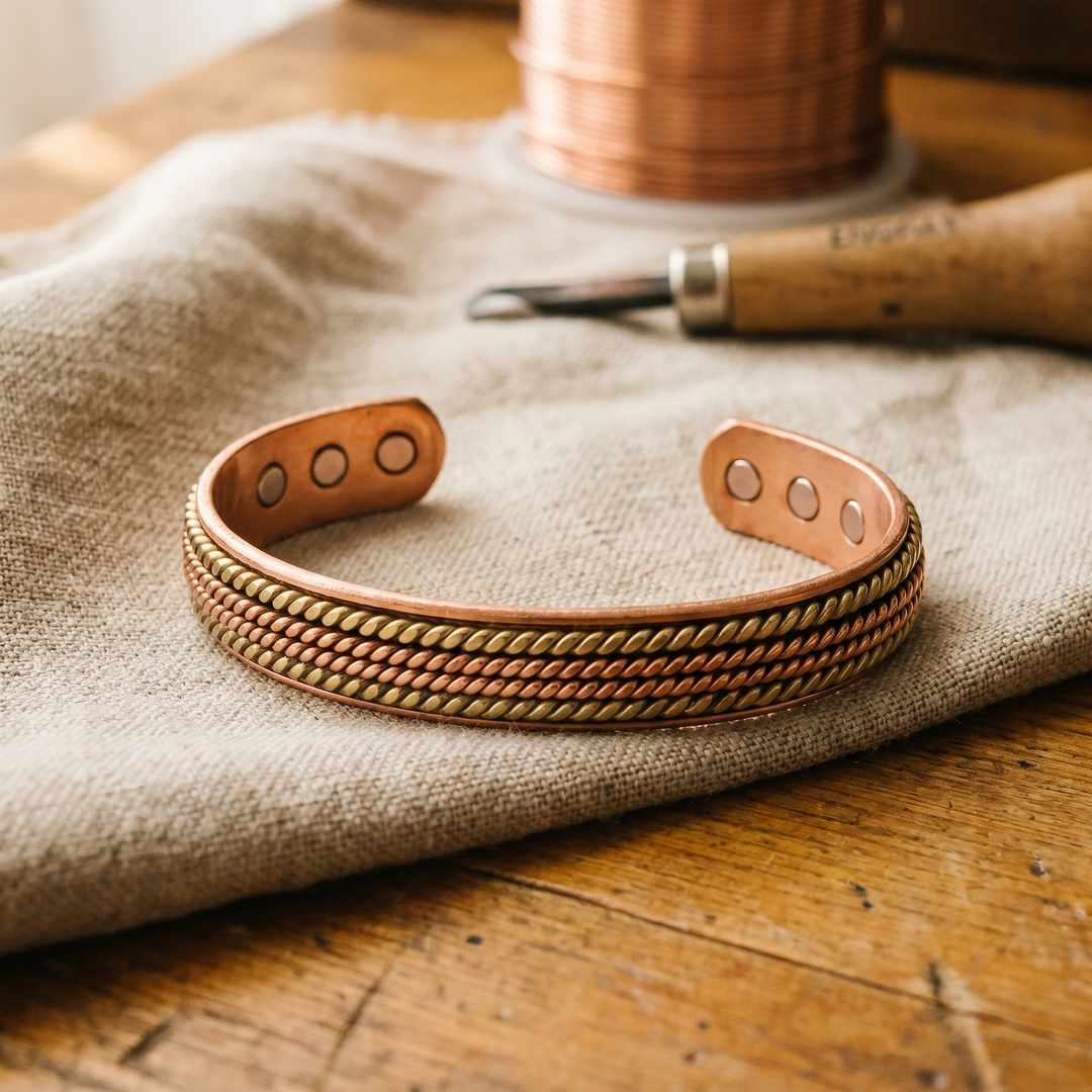 Noosa Lane  Forge Copper Bracelet