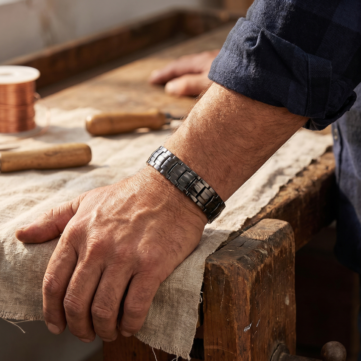 Noosa Lane Ochre Men's  Copper Bracelet
