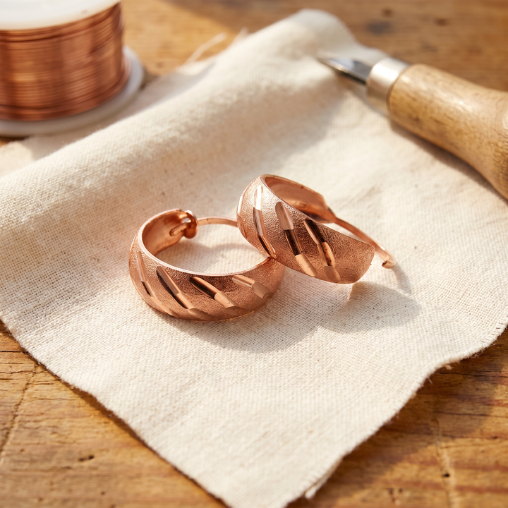 Noosa Lane Vale Copper Earrings