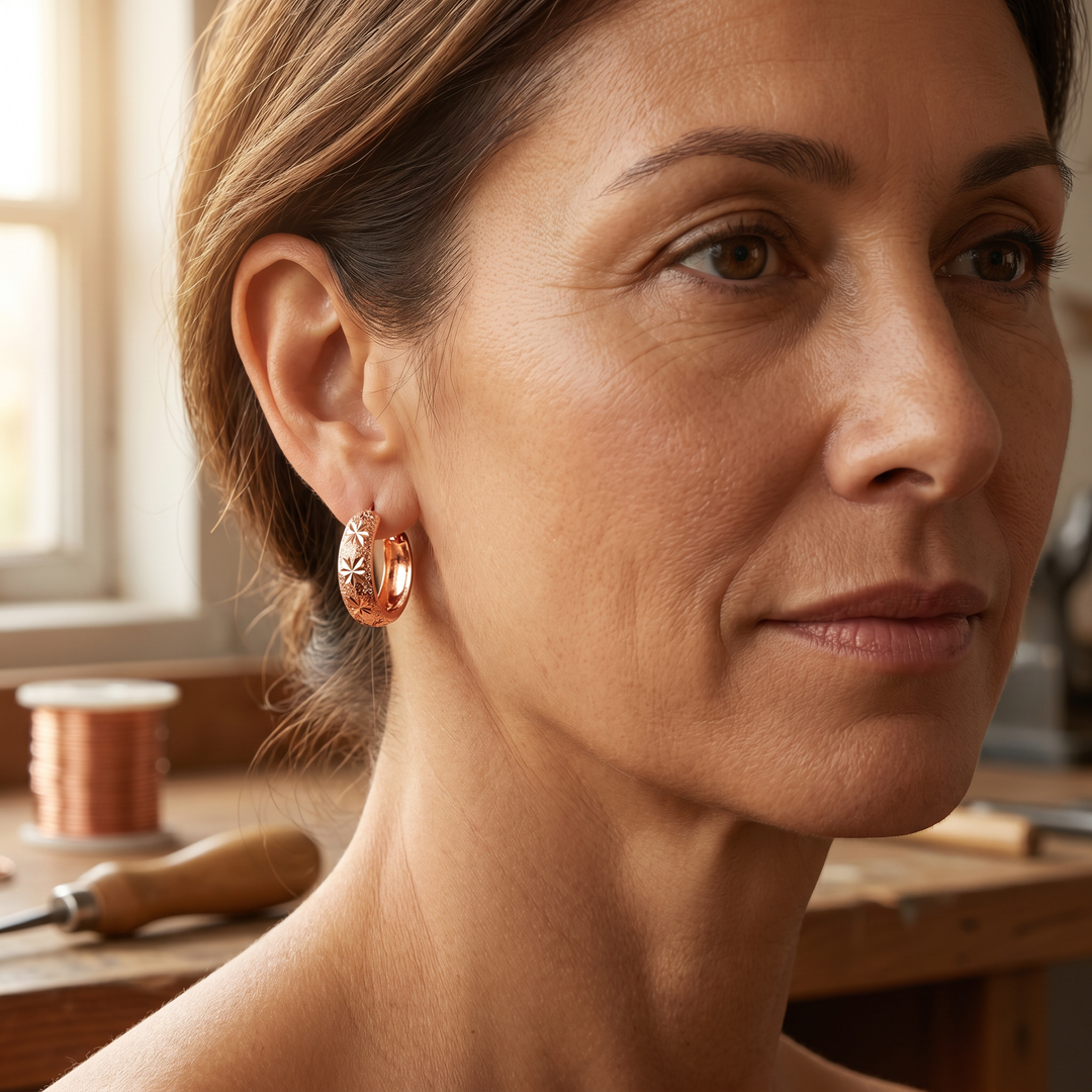 Noosa Lane Dew Copper Earrings