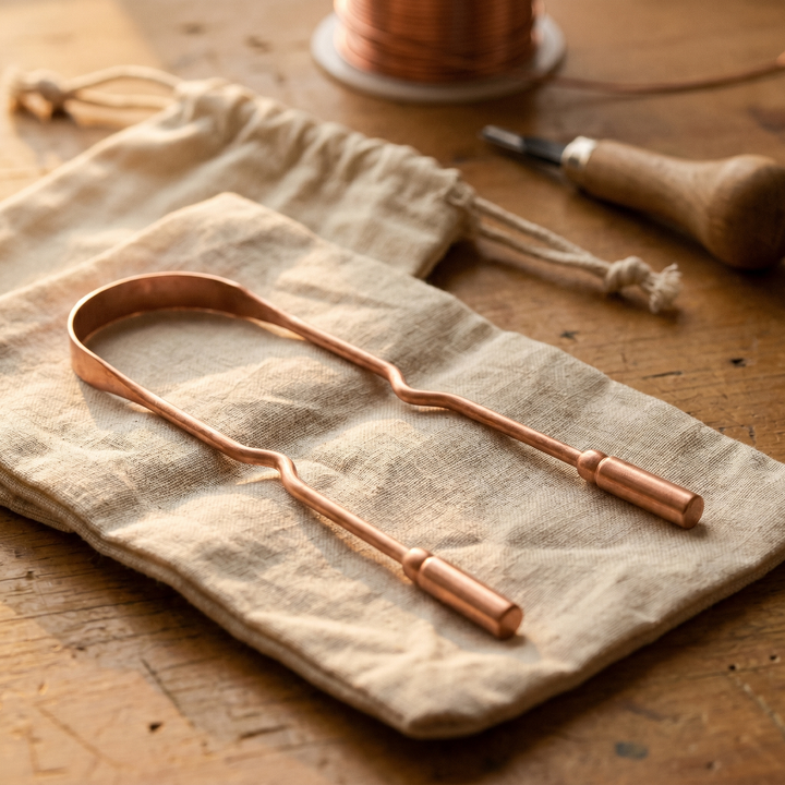 Noosa Lane Copper Tongue Scraper