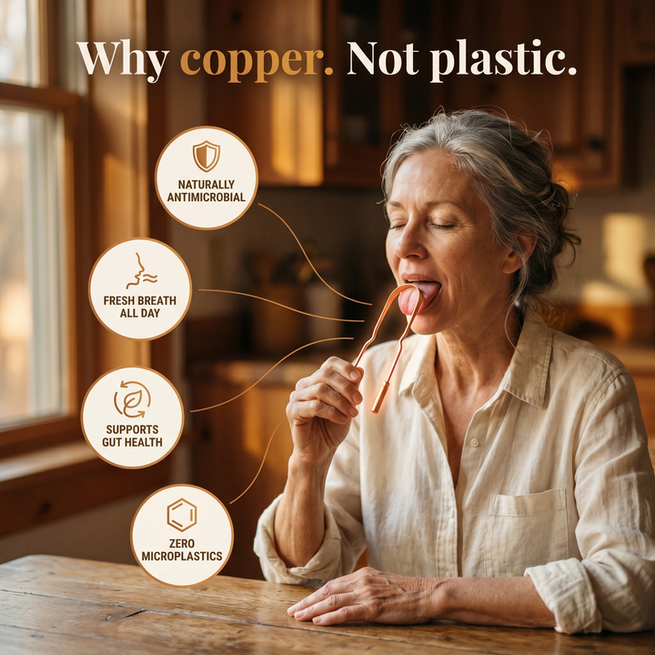 Noosa Lane Copper Tongue Scraper