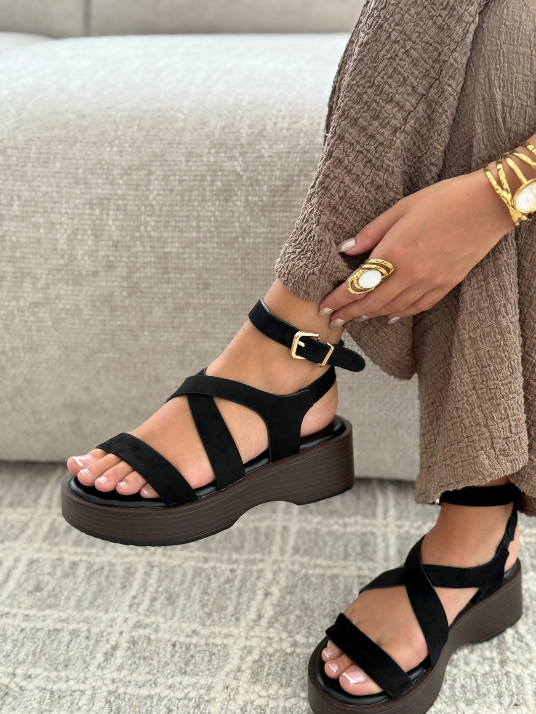 Sandales « ILENA » NOIR