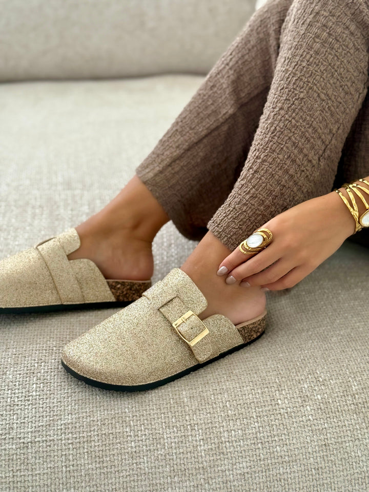 Mules « SOLINE » GOLD