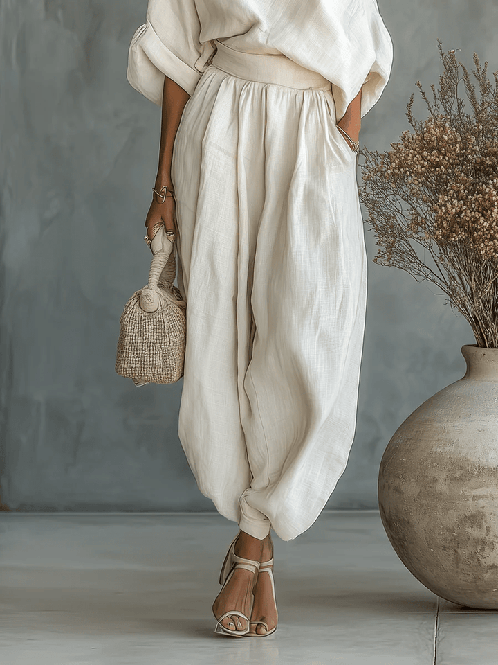 Sylvie™ | Ensemble 2 pièces encolure bardot
