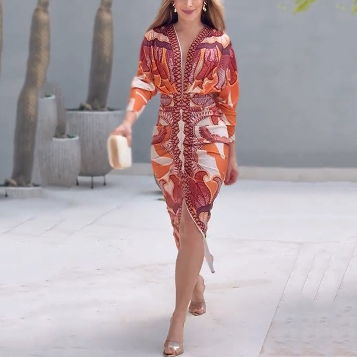 Robe Élégante Blysse™ à Décolleté en V